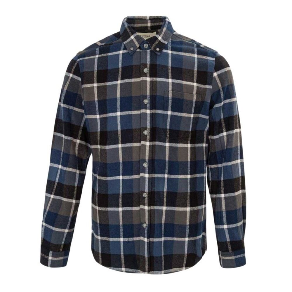 Firetrap Mens Checkered Shirt / Blue/Black
